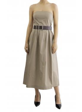 Vestito senza spalline con cinta Only